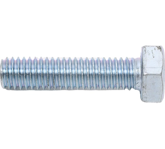 Болт STEELREX DIN 933, класс прочности 5,8, цинк, М6x25 мм, 100 шт. 0211006025B400010032