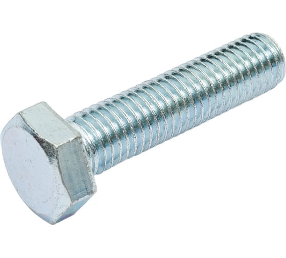 Болт STEELREX DIN 933, класс прочности 5,8, цинк, М12x50 мм, 12 шт. 0211012050B400001232