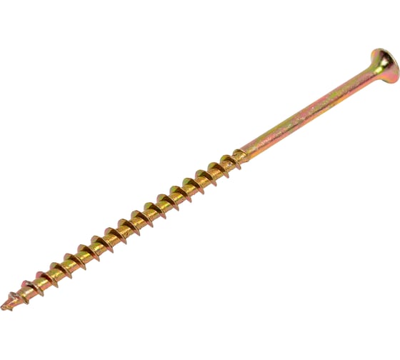 Саморез для ГКЛ STEELREX крупная резьба, жёлтый цинк, 4,8x102 мм, 75 шт. 0105048102B300007516 1