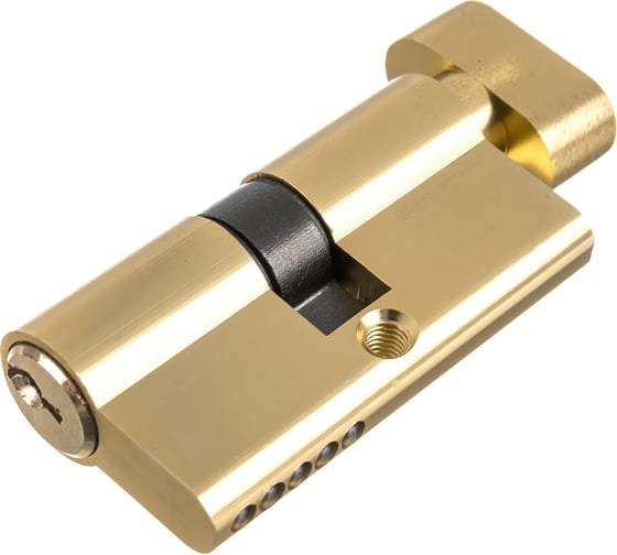 Цилиндровый механизм с вертушкой AJAX AX102/60 mm 25+10+25 PB латунь 5 кл. 39841