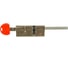 Цилиндровый механизм под вертушку CISA дл. шток ASIX PRO OE307-90.12 80 мм/45+10+25, НИКЕЛЬ 31189 1
