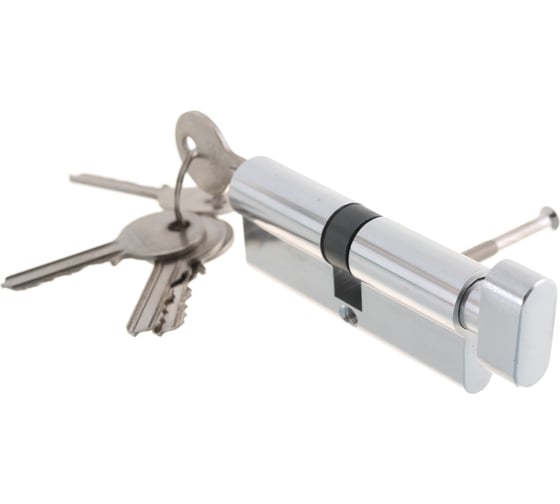 Цилиндровый механизм с вертушкой AJAX AX102/80 mm 35+10+35 CP хром 5 кл. 39849