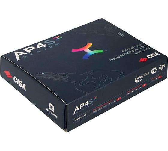 Цилиндровый механизм CISA AP4S 0P3S1-29.12 90 мм/40+10+40, НИКЕЛЬ 38315