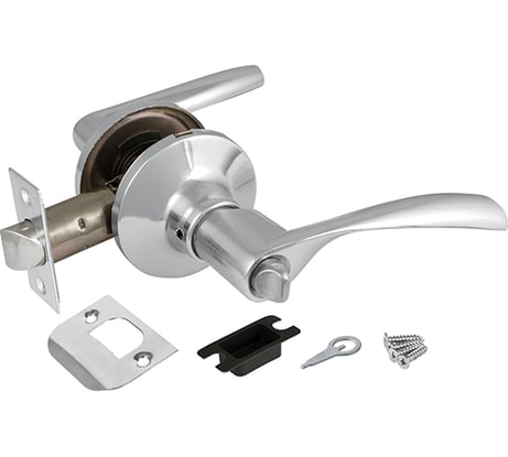 Ручка защелка AJAX 6010 CP-B фик. хром 39507