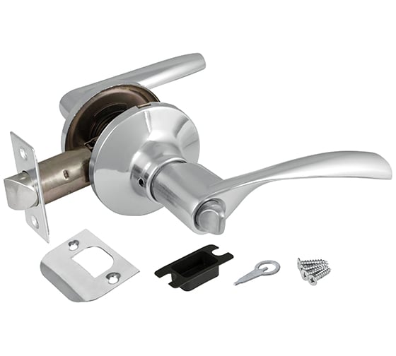 Ручка защелка AJAX 6010 CP-B фик. хром 39507 1