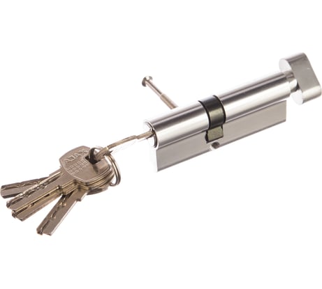 Цилиндровый механизм с вертушкой AJAX AX202/80 mm 30+10+40 CP хром 5 кл. 39875