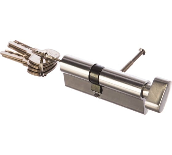 Цилиндровый механизм с вертушкой AJAX AX202/80 mm 30+10+40 CP хром 5 кл. 39875