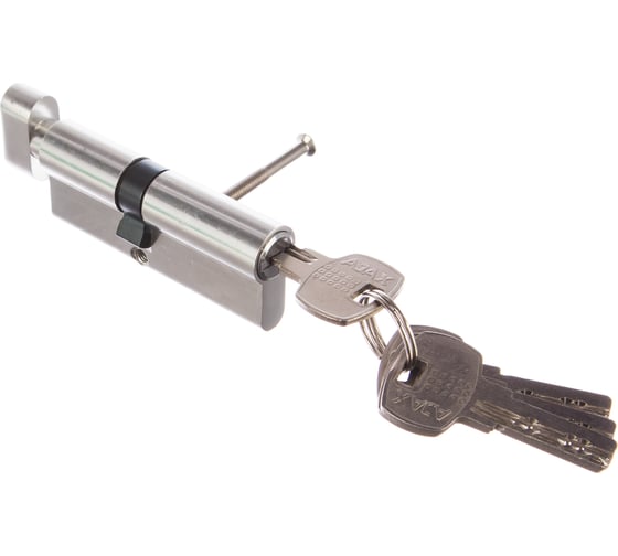 Цилиндровый механизм с вертушкой AJAX AX202/80 mm 40+10+30 CP хром 5 кл. 41291