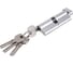 Цилиндровый механизм с вертушкой AJAX AX202/90 mm 40+10+40 CP хром 5 кл. 40217 1