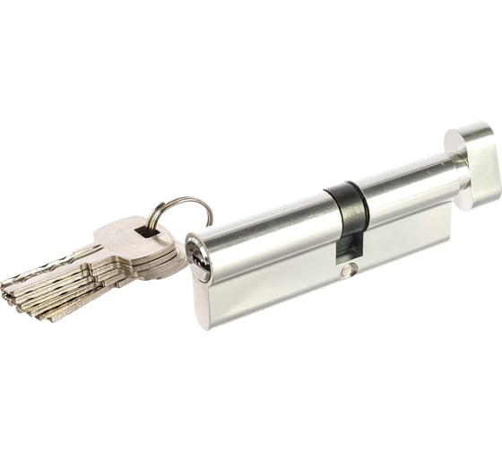 Цилиндровый механизм с вертушкой AJAX AX202/90 mm 45+10+35 CP хром 5 кл. 41289