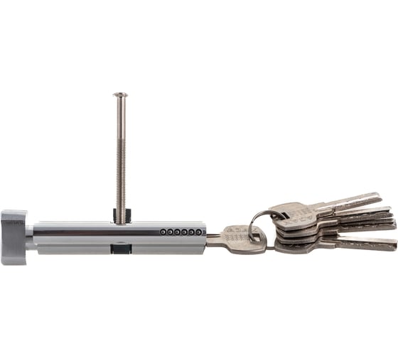 Цилиндровый механизм с вертушкой AJAX AX202/80 mm 35+10+35 CP хром 5 кл. 39877