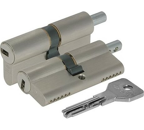 Цилиндровый механизм под вертушку CISA ASIX OE302-85.12 80 мм/40+10+30, НИКЕЛЬ 32309