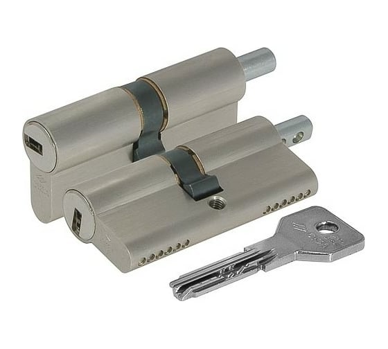 Цилиндровый механизм под вертушку CISA ASIX OE302-85.12 80 мм/40+10+30, НИКЕЛЬ 32309