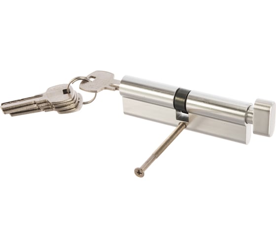 Цилиндровый механизм с вертушкой AJAX AX202/100 mm 45+10+45 CP хром 5 кл. 40219