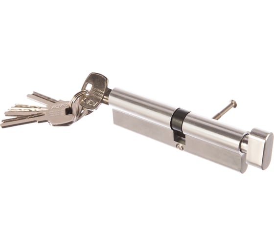 Цилиндровый механизм с вертушкой AJAX AX202/110 mm 55+10+45 CP хром 5 кл. 41299