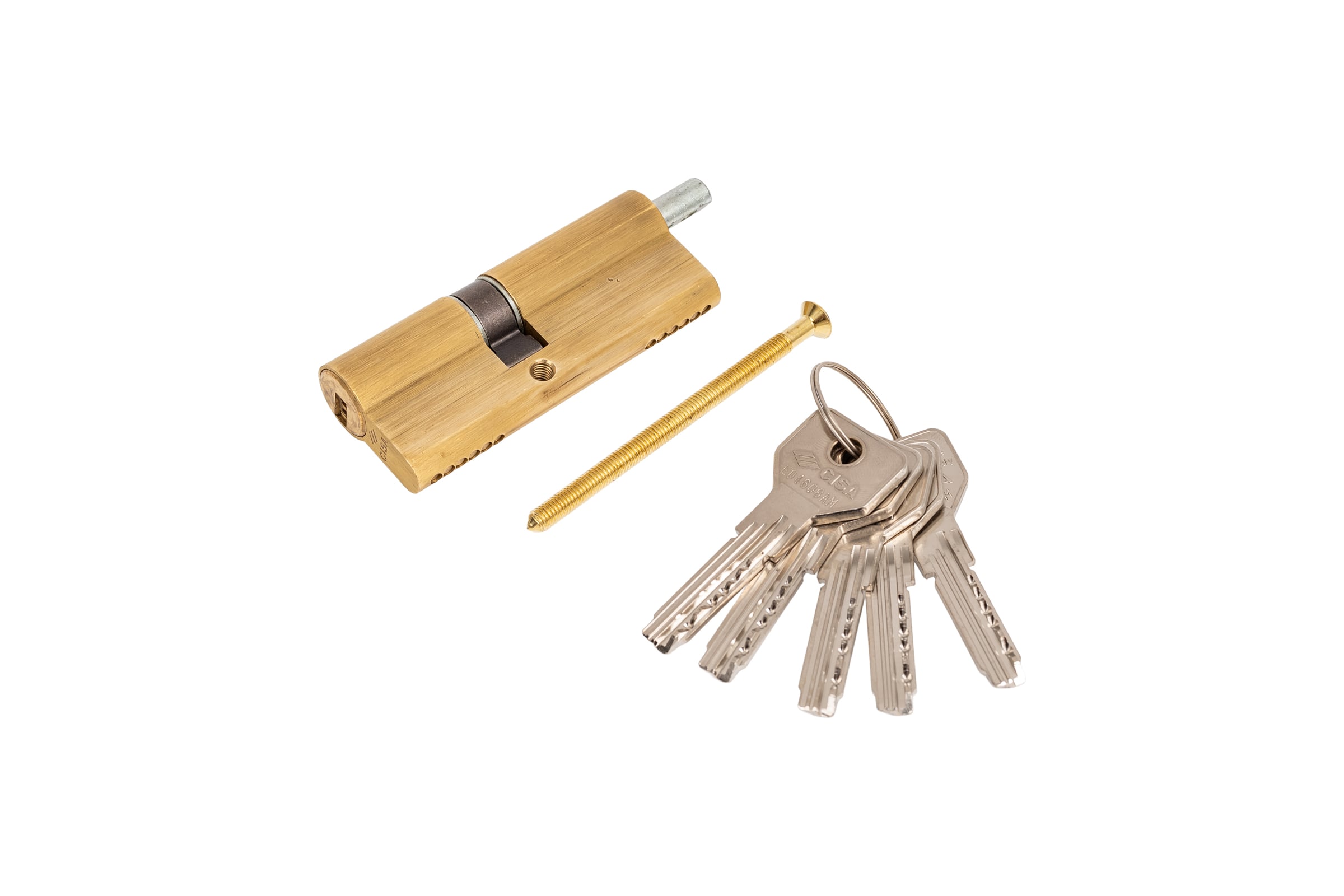 ЦилиндровыймеханизмподвертушкуCISAASIXOE302-19.0080мм/30+10+40,ЛАТУНЬ7285
