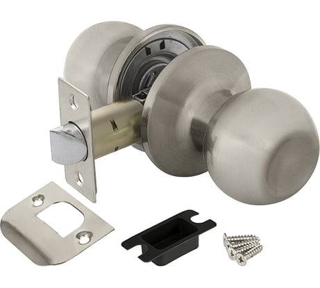 Ручка защелка AJAX 6082 SN-P без фик. мат. никель 39541