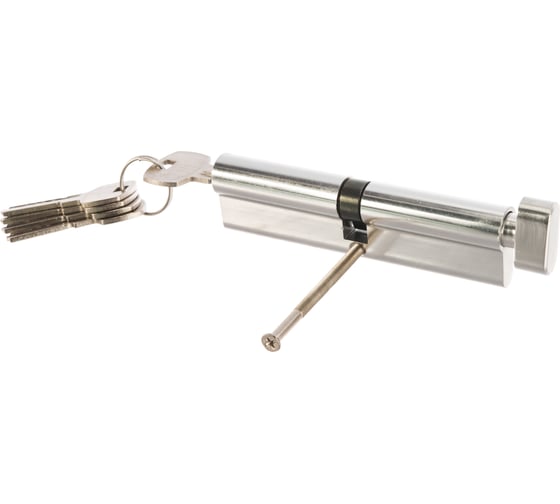Цилиндровый механизм с вертушкой AJAX AX202/120 mm 55+10+55 CP хром 5 кл. 41301