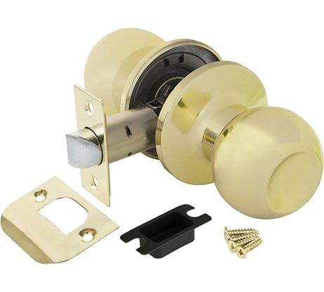 Ручка защелка AJAX 6082 PB-P без фик. золото 39535