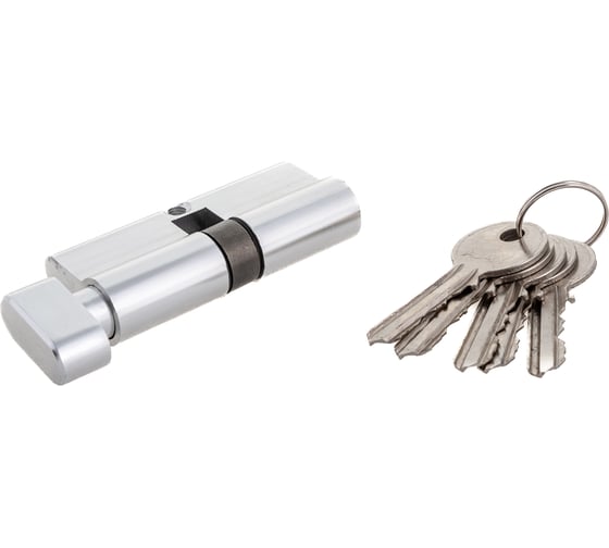 Цилиндровый механизм с вертушкой AJAX AX102/70 mm 30+10+30 CP хром 5 кл. 39843