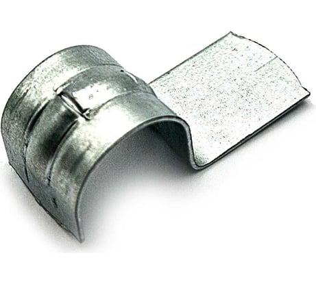 Металлическая однолапковая скоба КрепПак СМО 8-9 для монтажного пистолета, без отверстий, 100 шт. в упаковке 011.1108