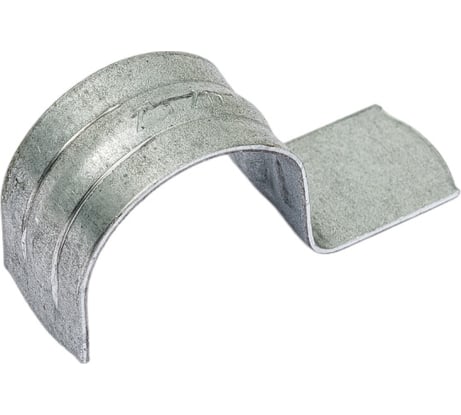 Металлическая однолапковая скоба КрепПак СМО 25-26 для монтажного пистолета, без отверстий, 100 шт. в упаковке 011.1125