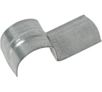 Металлическая однолапковая скоба КрепПак СМО 16-17 для монтажного пистолета, без отверстий, 100 шт. в упаковке 011.1116