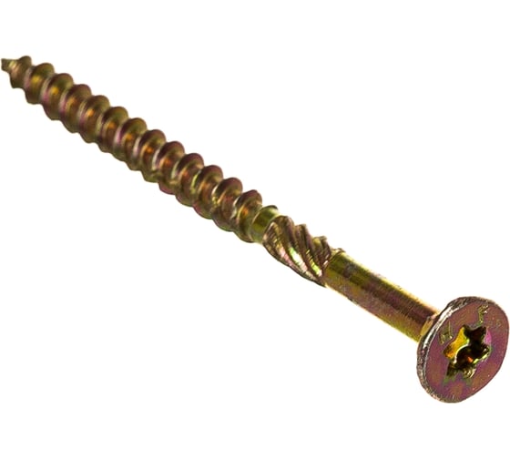 Саморез по дереву HIMTEX проф. желт. потай Torx 15 3,5x50 500 шт. 03550Fh