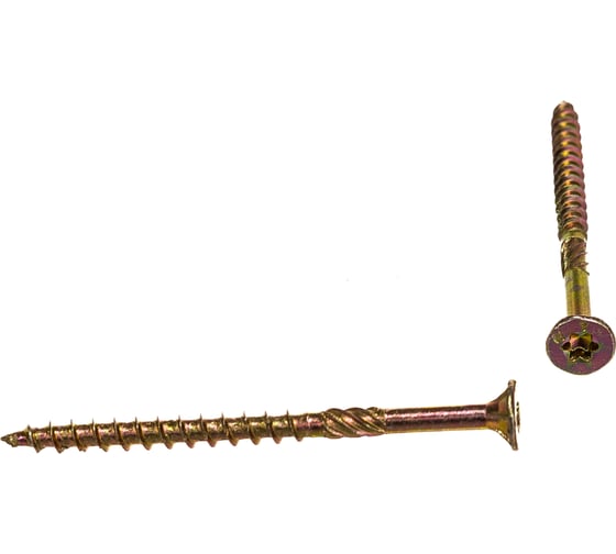 Саморез по дереву HIMTEX проф. желт. потай Torx 15 3,5x50 500 шт. 03550Fh