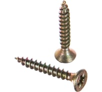 Универсальный саморез по дереву КрепСтройГрупп 4,5х30 желтый цинк, 300 шт. 145422