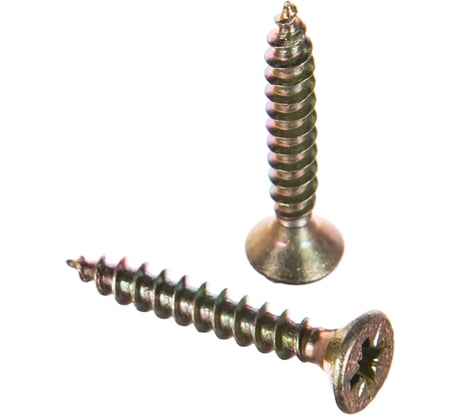 Универсальный саморез по дереву КрепСтройГрупп 4,5х30 желтый цинк, 300 шт. 145422