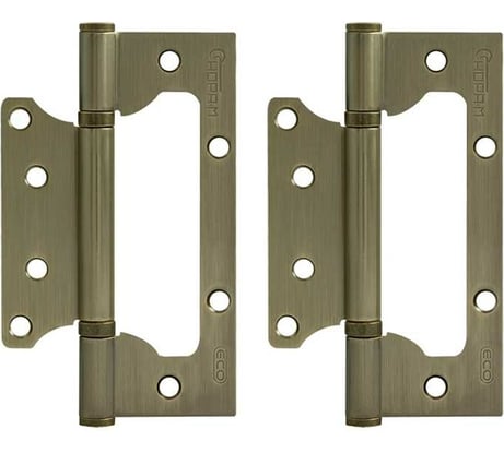 Петля НОРА-М накл. ун. 800-5" FHP-ЕСО AB бронз.покр. без колп. 125х75х2,5 15854