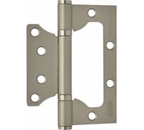 Накладная петля НОРА-М 800-4" FHP-ЕСО (матовый никель; без колпачка; 100х75х2.5 мм) 15529