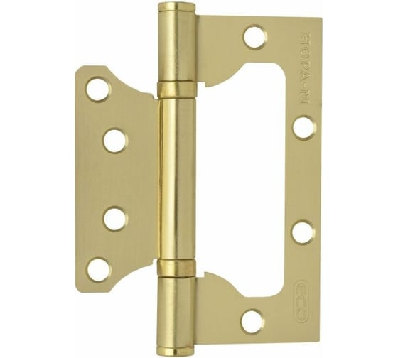 Петля НОРА-М накл. ун. 800-4" FHP-ЕСО SB мат.лат.покр. без колп. 100х75х2,5 15532