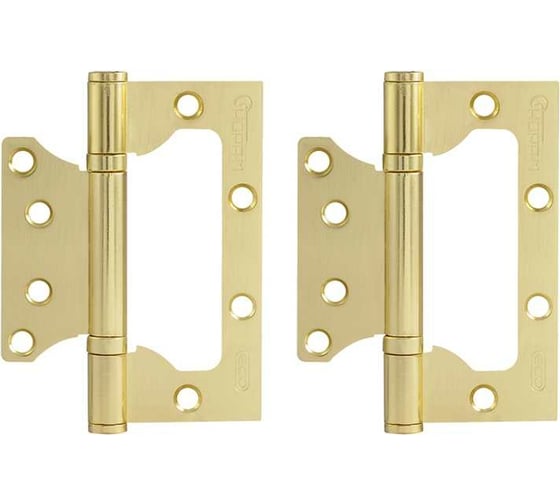 Петля НОРА-М накл. ун. 800-4" FHP-ЕСО SB мат.лат.покр. без колп. 100х75х2,5 15532 1