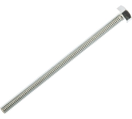 Болт с шестигранной головкой КрепСтройГрупп 6х90 оцинкованный DIN 933, 1 кг 145107