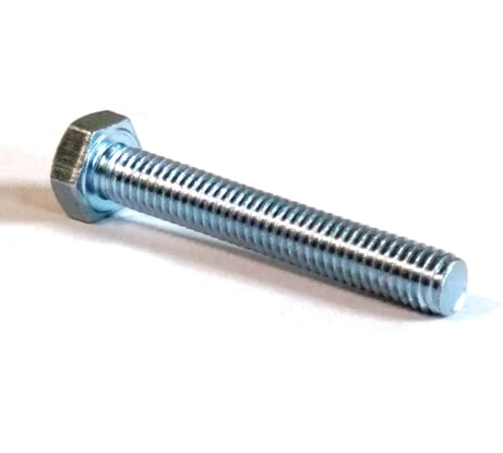 Болт с шестигранной головкой КрепСтройГрупп 8х70 оцинкованный DIN 933, 1 кг 145116