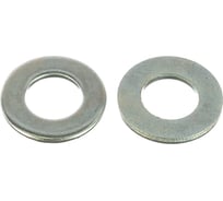 Плоская шайба КрепСтройГрупп М10 оцинкованная DIN 125, 1 кг 145155