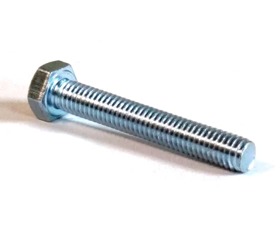 Болт с шестигранной головкой КрепСтройГрупп 16х100 оцинкованный DIN 933, 1 кг 145089 1