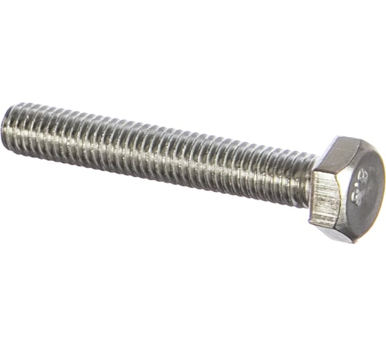 Болт с шестигранной головкой КрепСтройГрупп 8х50 оцинкованный DIN 933, 1 кг 145114 1