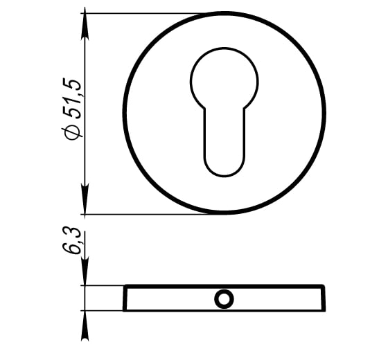 Накладка ARMADILLO CYLINDER ET URS AB-7 бронза 39317