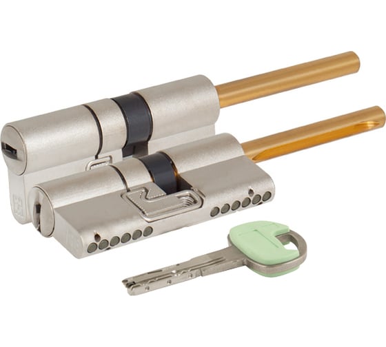 Цилиндровый механизм под вертушку (дл. шток) MOTTURA C48P513101C5 82мм/46+10+26, мат.никель 8085 1