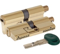 Цилиндровый механизм под вертушку MOTTURA C31F363601TC5 72мм/31+10+31, латунь PVD 7880