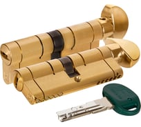 Цилиндровый механизм с вертушкой MOTTURA C31F464601RLC5 92мм/41+10+41, латунь PVD верт. 99.506 8008