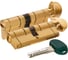 Цилиндровый механизм с вертушкой MOTTURA C31F464601RLC5 92мм/41+10+41, латунь PVD верт. 99.506 8008 1