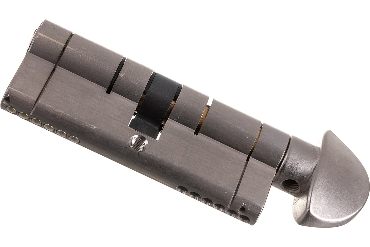 Цилиндровый механизм с вертушкой MOTTURA CP4F414101R 82мм/36+10+36 мат ...