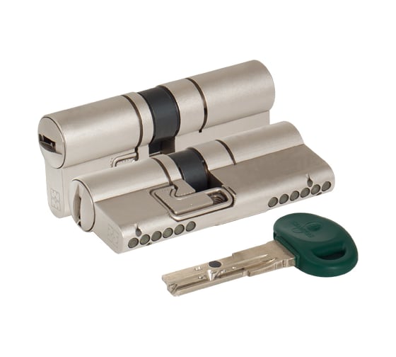 Цилиндровый механизм MOTTURA C31D363601C5 72мм/31+10+31, мат.никель 4966 1