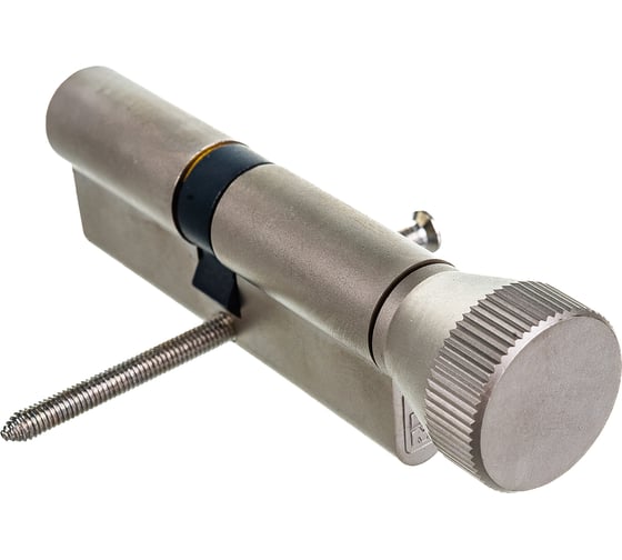 Цилиндровый механизм с вертушкой MOTTURA DPC1F4141 S3 82мм/36+10+36 сатин.никель 5+1 кл. 35877
