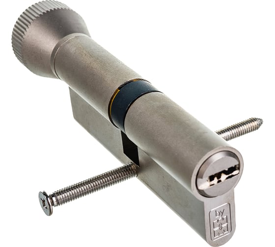 Цилиндровый механизм с вертушкой MOTTURA DPC1F4141 S3 82мм/36+10+36 сатин.никель 5+1 кл. 35877