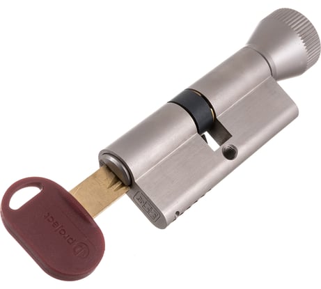 Цилиндровый механизм с вертушкой MOTTURA DPC1F3636 S3 72мм/31+10+31 сатин.никель 5+1 кл. 39497